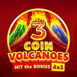 3 Coin Volcanoes logo by Booongo Instant Casino