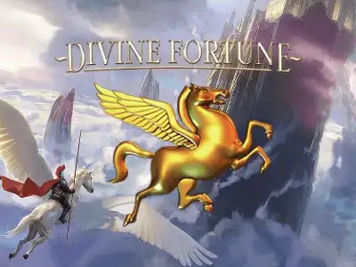 Divine Fortune logo by NetEnt at Instant Casino
