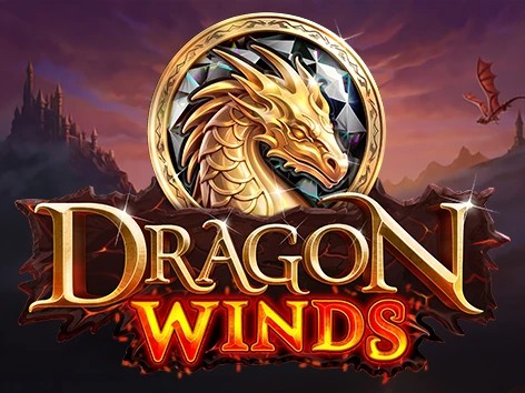 Dragon Winds slot logo by Skywind Group at Instant Casino