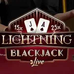 Lightning Blackjack logo by Evolution Instant Casino