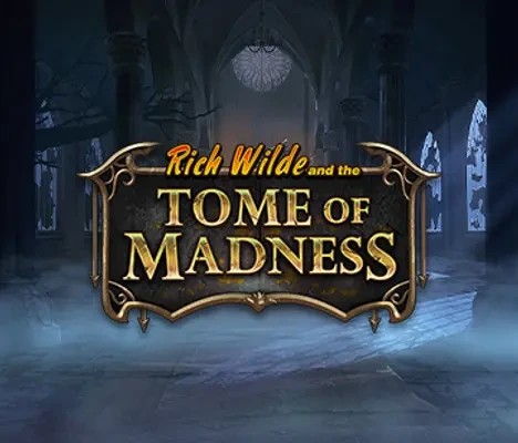 Tome of Madness slot logo by Play'n GO at Instant Casino